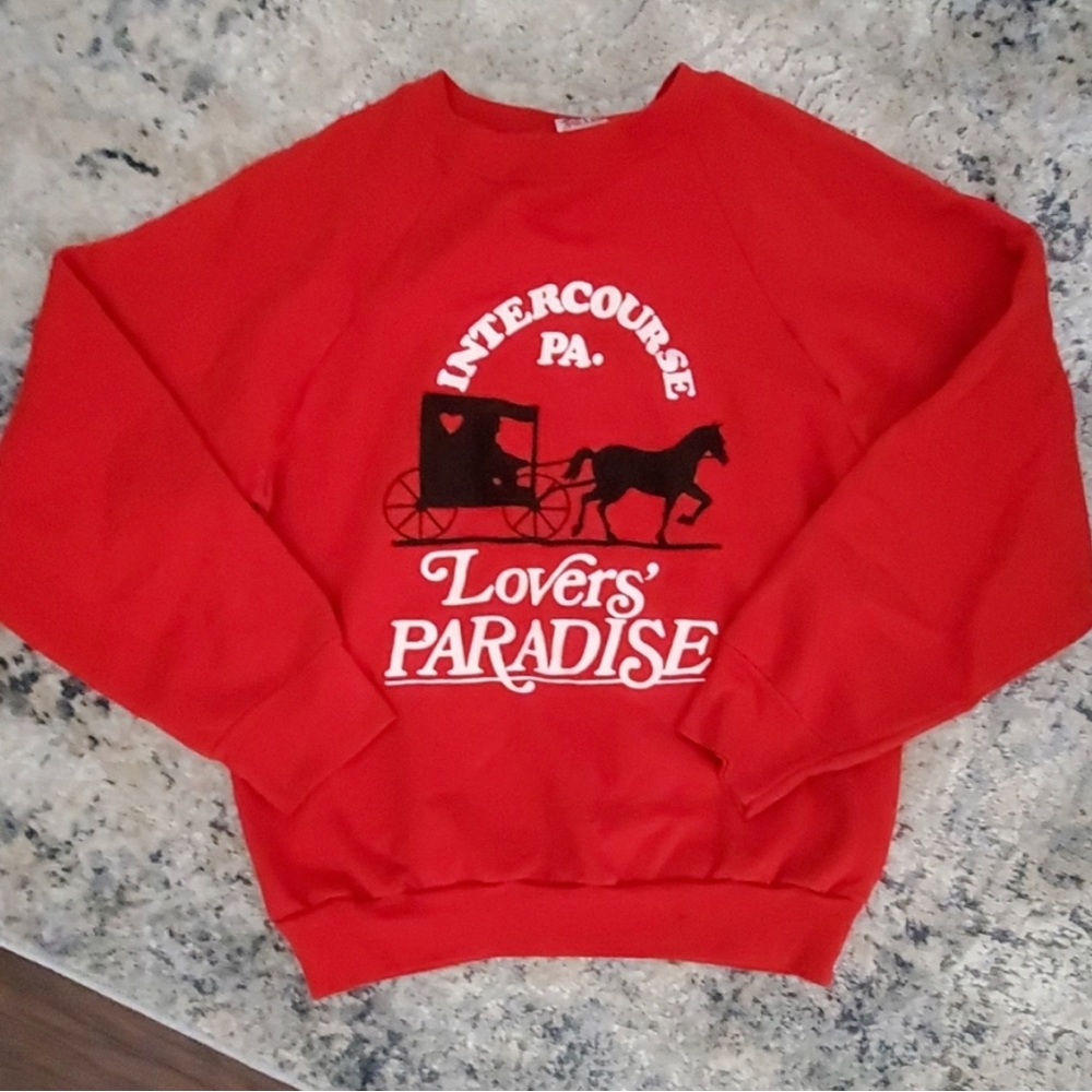 Vintage Valentines day Intercourse PA Crewneck Sweatshirt